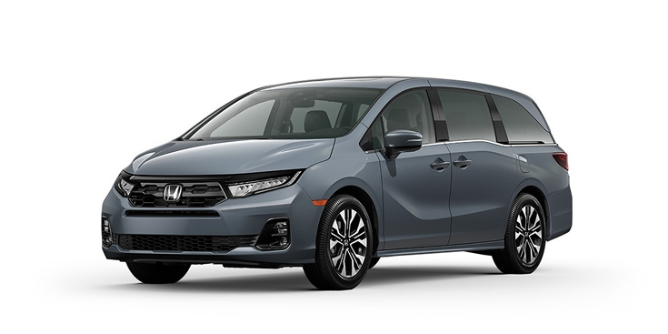 Vista frontal de 3/4 de la Odyssey Elite 2026 en Sonic Gray Pearl.