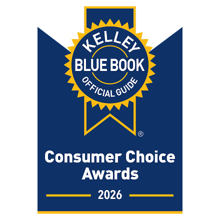 Logotipo del Consumer Choice Award 2026 de Kelley Blue Book